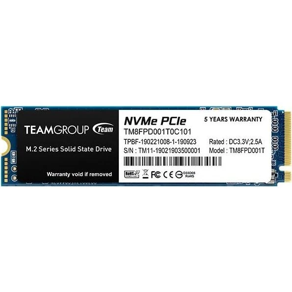TeamGroup MP33 Pro NVMe SSD 1 TB M.2 2280 PCIe 3.0