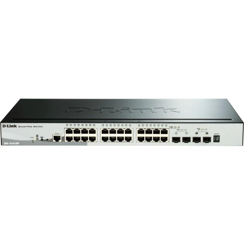 D-Link DGS-1510-28P/E 28-porte Gigabit PoE+ Switch