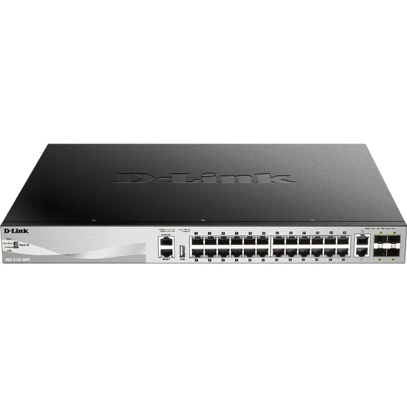 D-Link DGS 3130-30PS 30-port Gigabit PoE+ Switch