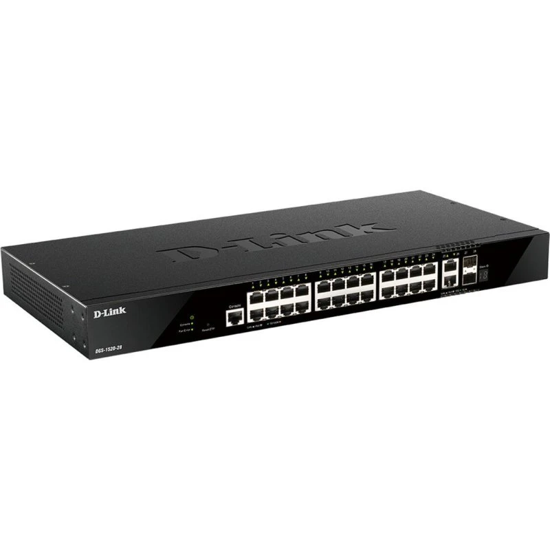 D-Link DGS-1520-28/E 28-port Gigabit switch med 10G uplinks