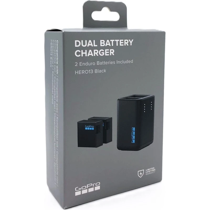GoPro Dobbelt Batterioplader til HERO13 Black (1900 mAh)