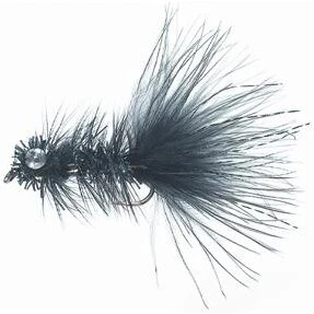 Unique Flies Krystal Bugger Black Put & Take - Krog #8
