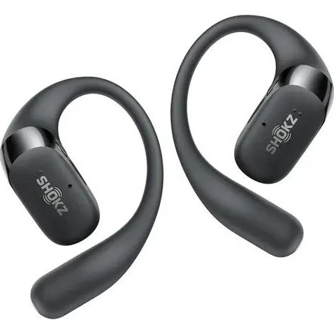 SHOKZ OpenFit 2+ Trådløse Åbne Øre Høretelefoner, Sort