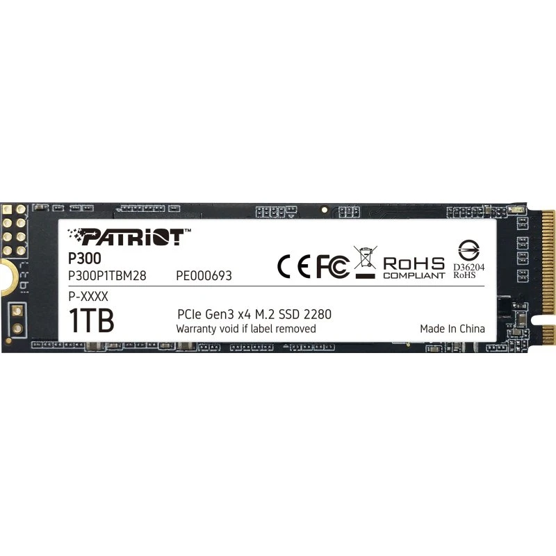Patriot P300 M.2 NVMe SSD 1 TB PCIe 3.0 x4