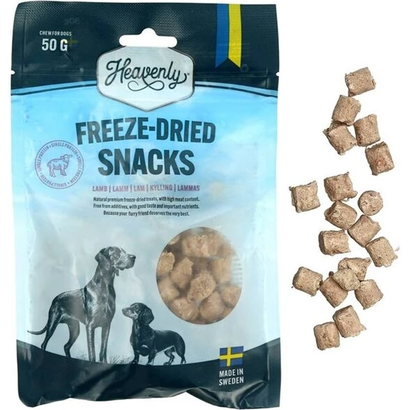 Heavenly Frysetørret Lam Hundegodbid 50g