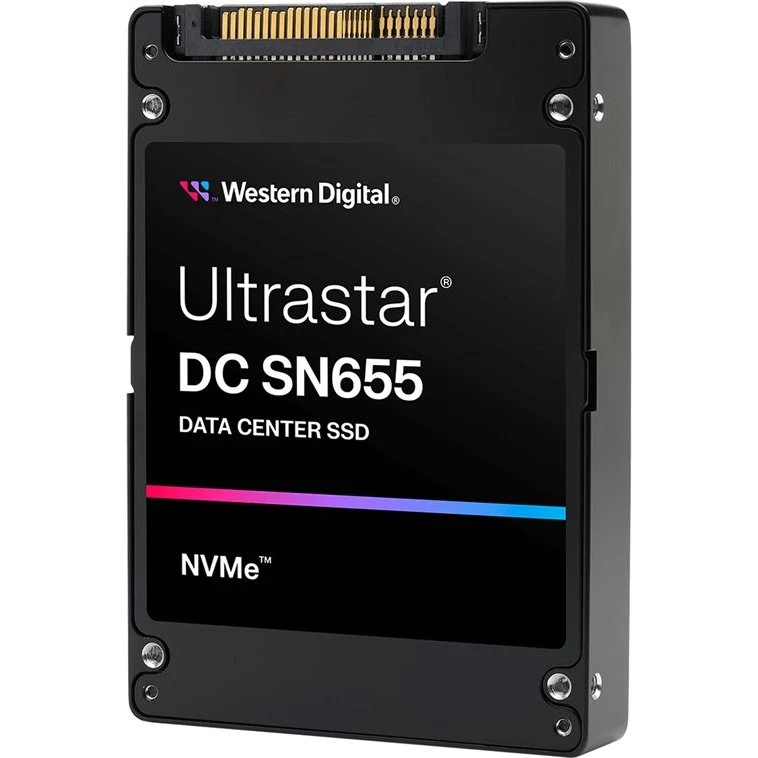 WD Ultrastar DC SN655 7,68 TB 2,5" U.3 PCIe 4.0 NVMe