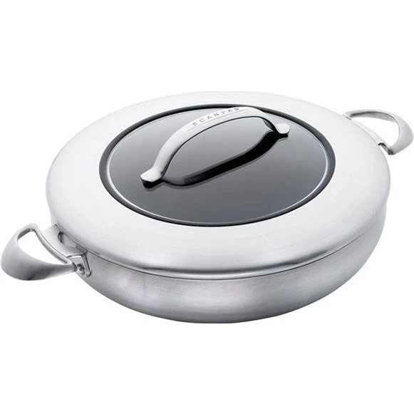 Scanpan CTX 32 cm chefpande med glaslåg, 4,8 liter