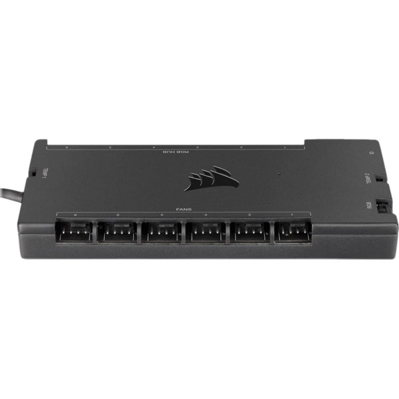 Corsair iCUE Commander Core XT, Sort, RGB & Kølerkontrol