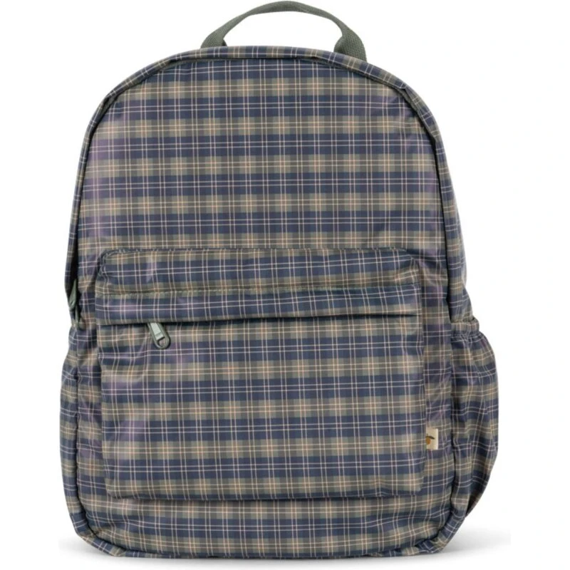 Konges Sløjd Laurel Blue Check Rainy Kids Rygsæk Midi