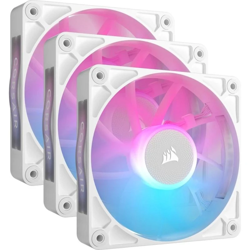 Corsair iCUE LINK RX120 RGB 3-pack Hvid 120mm