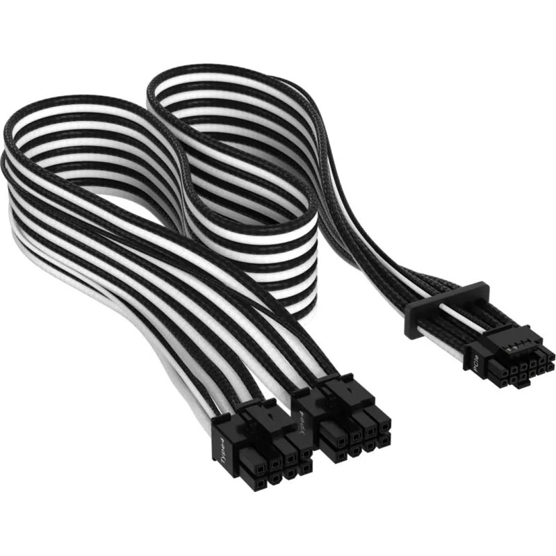 Corsair CP-8920333 12VHPWR Intern Strømkabel Hvid/Sort