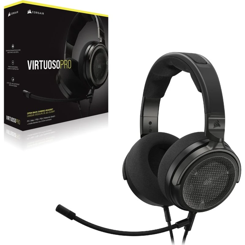 Corsair Virtuoso Pro Open Back Gaming Headset - Carbon