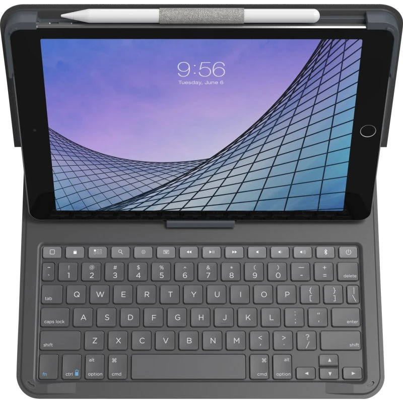 ZAGG Messenger Folio 2 Tastatur & Folio-kasse, Nordisk, brunsort