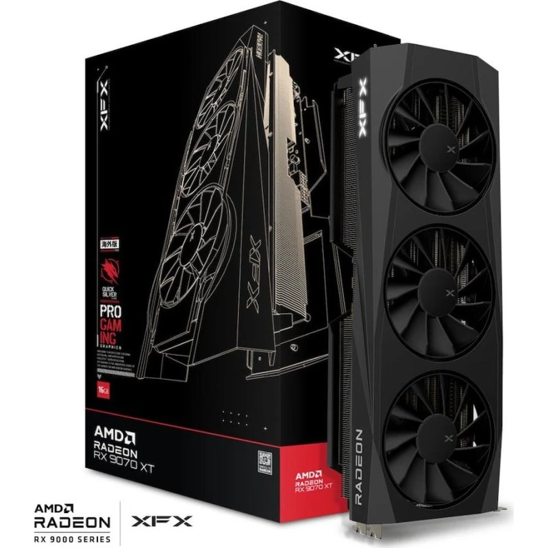 XFX Quicksilver Radeon RX 9070 XT 16 GB Gaming Edition