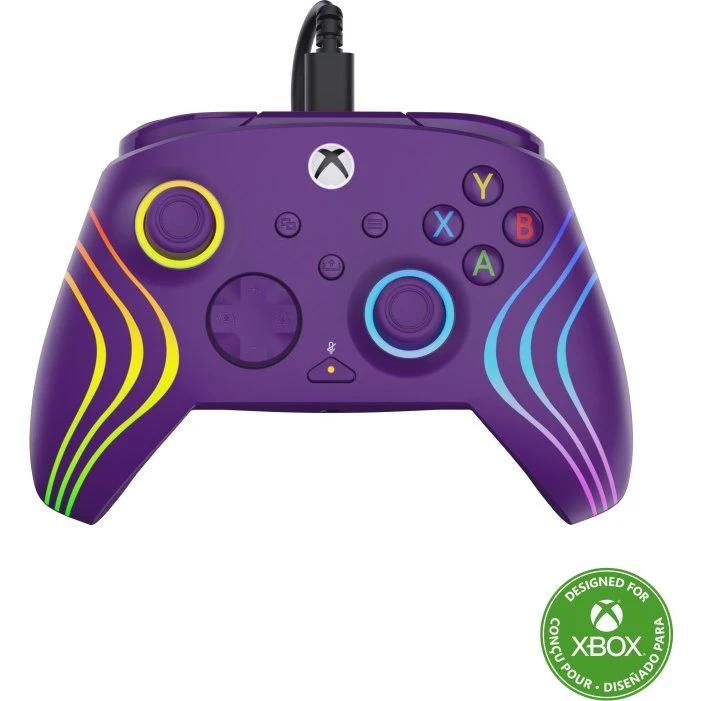 Turtle Beach Afterglow Wave Xbox Controller, Lilla, Kablet
