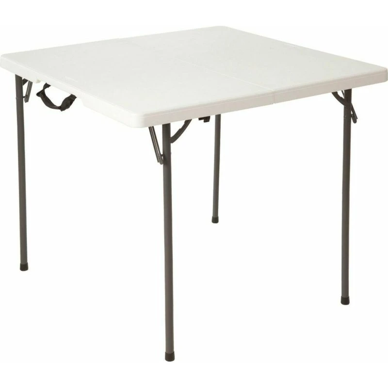Lifetime Sammenklappeligt Bord Hvid 86x86x74 cm