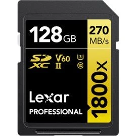 Lexar Professional Gold 128GB SDXC UHS-II 280MB/s