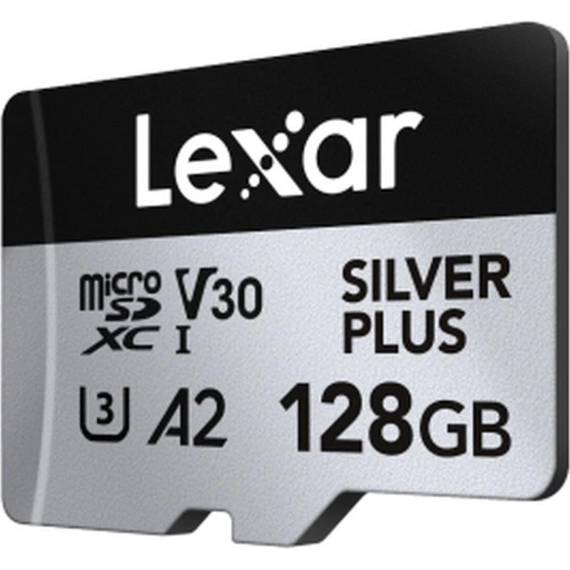 Lexar Silver Plus MicroSDXC 128 GB UHS-I U3 A2 V30