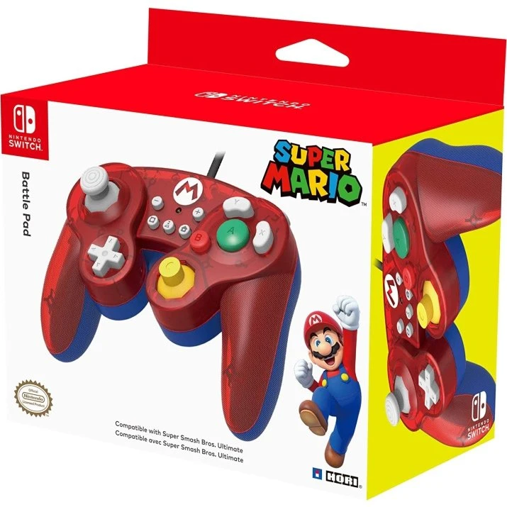 Hori Nintendo Super Smash Bros Gamepad - Mario