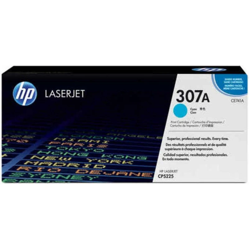 HP 307A Cyan Toner CE741A – 7.300 sider