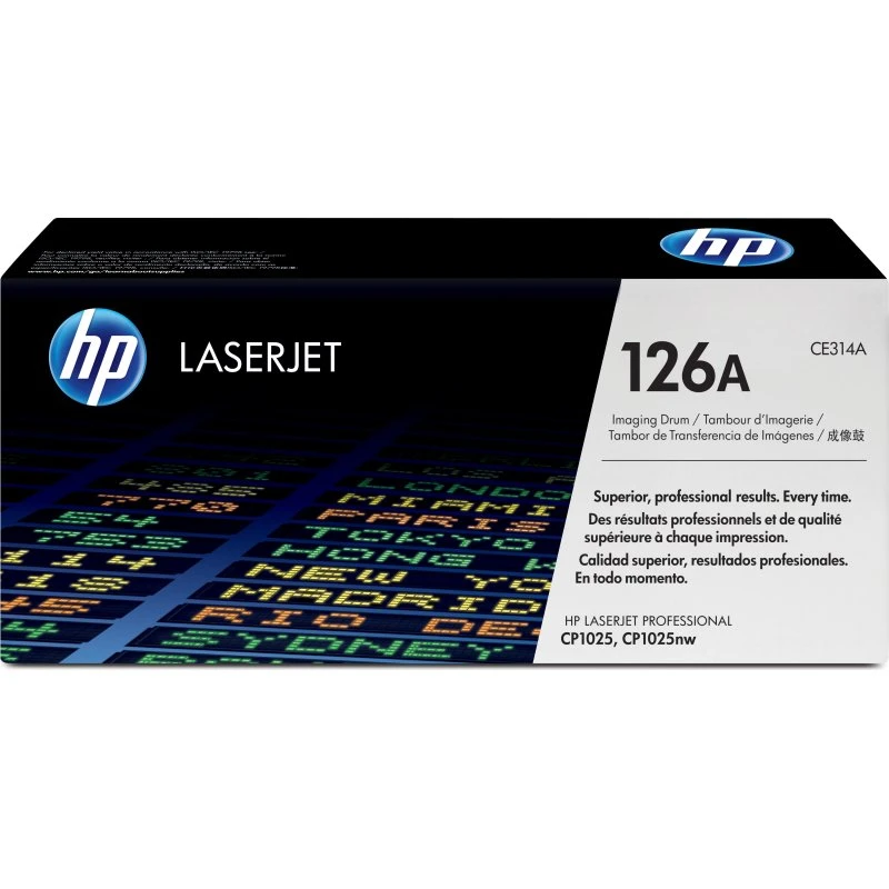HP 126A Sort & Farve Tromle, 14.000 sider