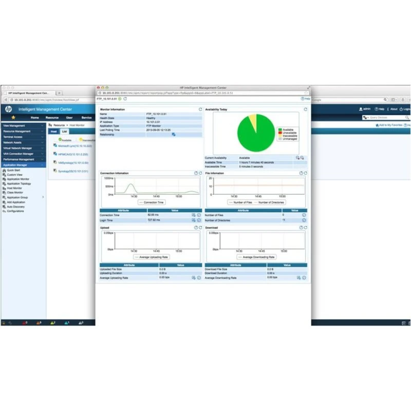 HPE Intelligent Management Center APM 25 Monitore