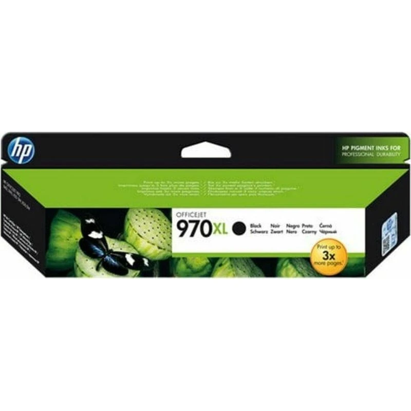 HP 970XL Sort Pigmentblæk, 9200 sider