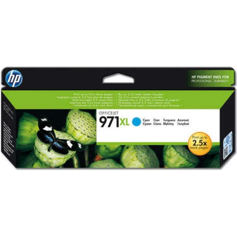 HP 971XL Cyan Original Blækpatron - 6600 Sider