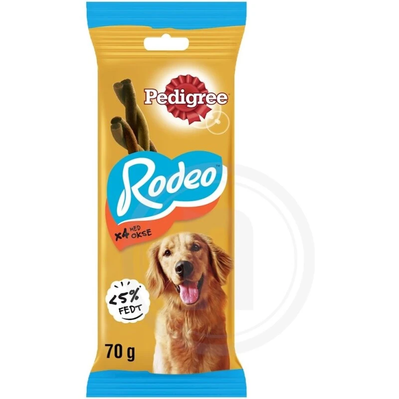 PEDIGREE Rodeo Snack Okse 70 g (4 stk)