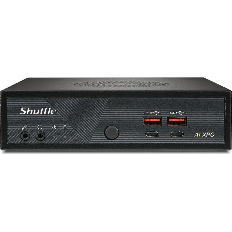 Shuttle DN11H7 Slim AI PC, Core Ultra 7 155H, 1,35 L, sort