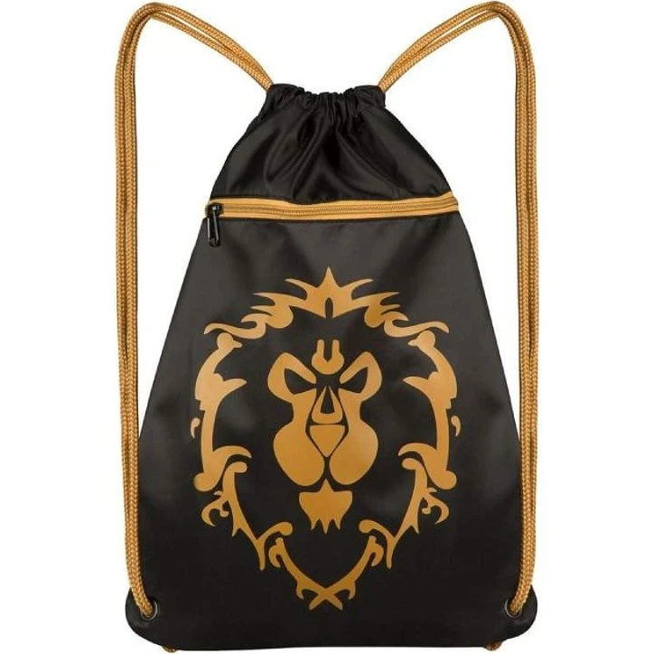World of Warcraft Alliance Loot-taske, sort/guld
