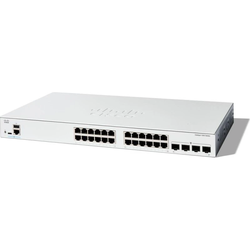 Cisco Catalyst C1200-24T-4G, 24x RJ45, 4x uplink, hvid