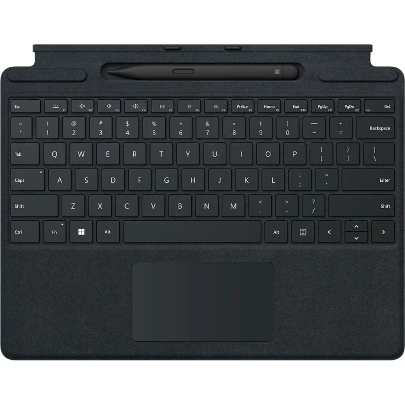 Microsoft Surface Pro Signature Keyboard Tastatur Fransk Sort