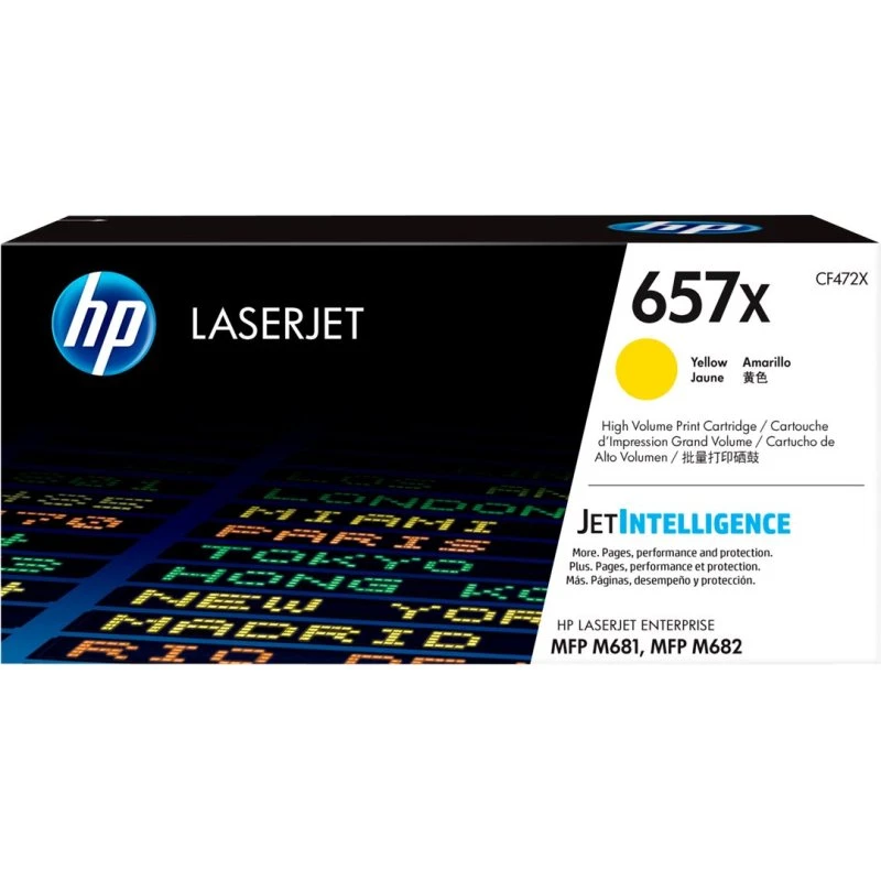 HP 657X Gul Højkapacitet Toner CF472X