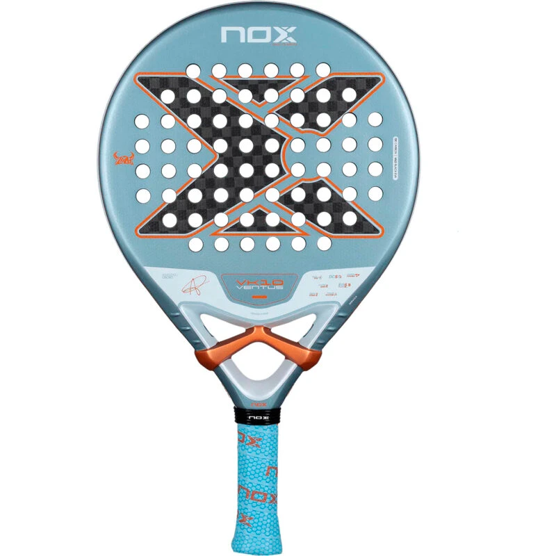 NOX VK10 Ventus Control 12K Padelbat – Light Blue/Orange
