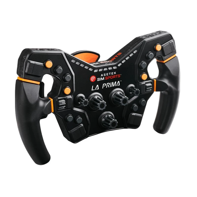 Asetek La Prima Formula Steering Wheel, sort, kablet