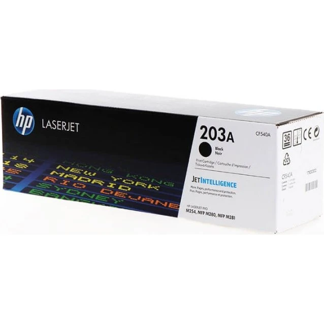 HP 203A Sort Toner – 1.400 sider, original
