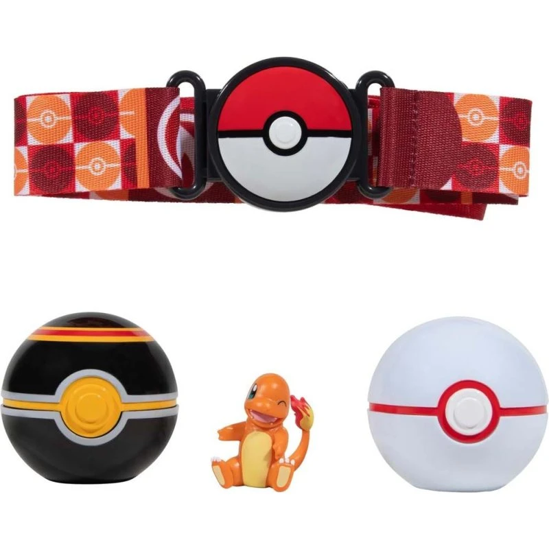 Pokémon Clip N Go Bælte med Charmander og 2 Pokéballs