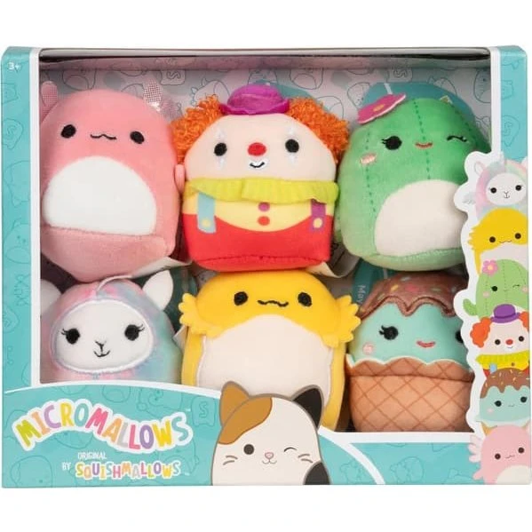 Squishville Mini Squishmallows 6-Pack A, 5 cm