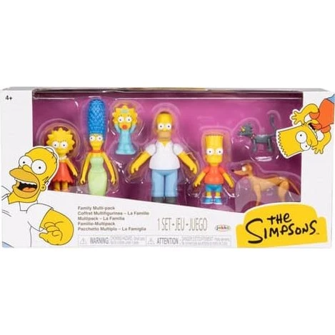 The Simpsons Familie Figursæt 2,5" (6 cm) – 7 stk