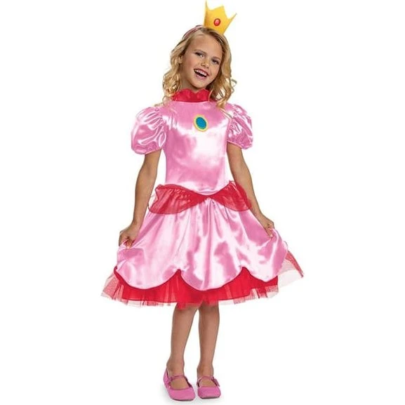 Jakks Disguise Super Mario Princess Peach S 5-6 år