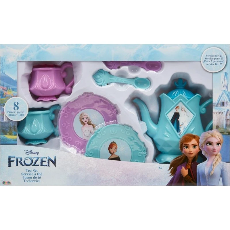 Disney Frozen Tesæt 8 dele - Plastik, 3+ år