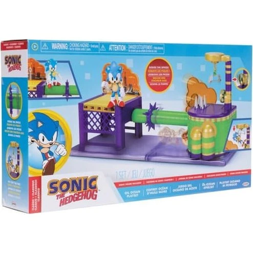 Jakks Pacific Sonic Oil Ocean Legesæt med 2,5" Figur