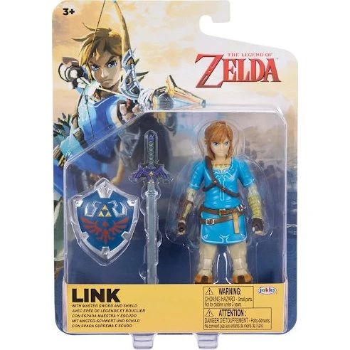 Nintendo The Legend of Zelda Link med Sværd og Skjold, 12,5 cm