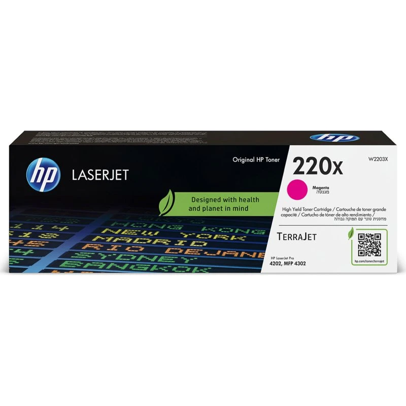 HP 220X Magenta Toner – 5.500 sider