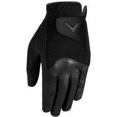 Callaway Rain Spann Herre Golfhandsker, Sort (par)