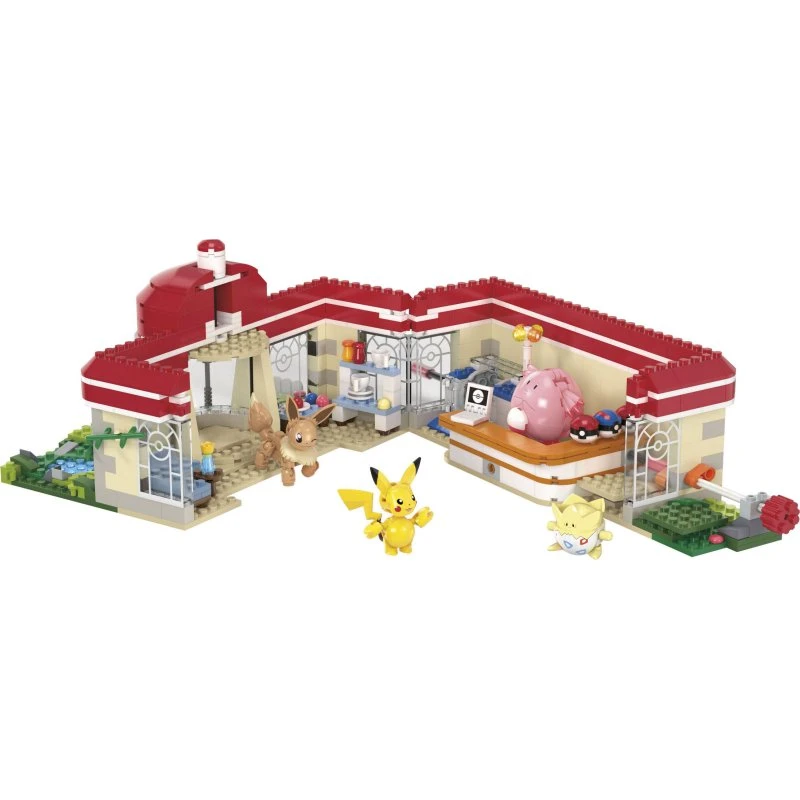 MEGA Construx Blocks Pokémon Byggesæt – 648 Dele med Pikachu, Chansey, Eevee, Togepi