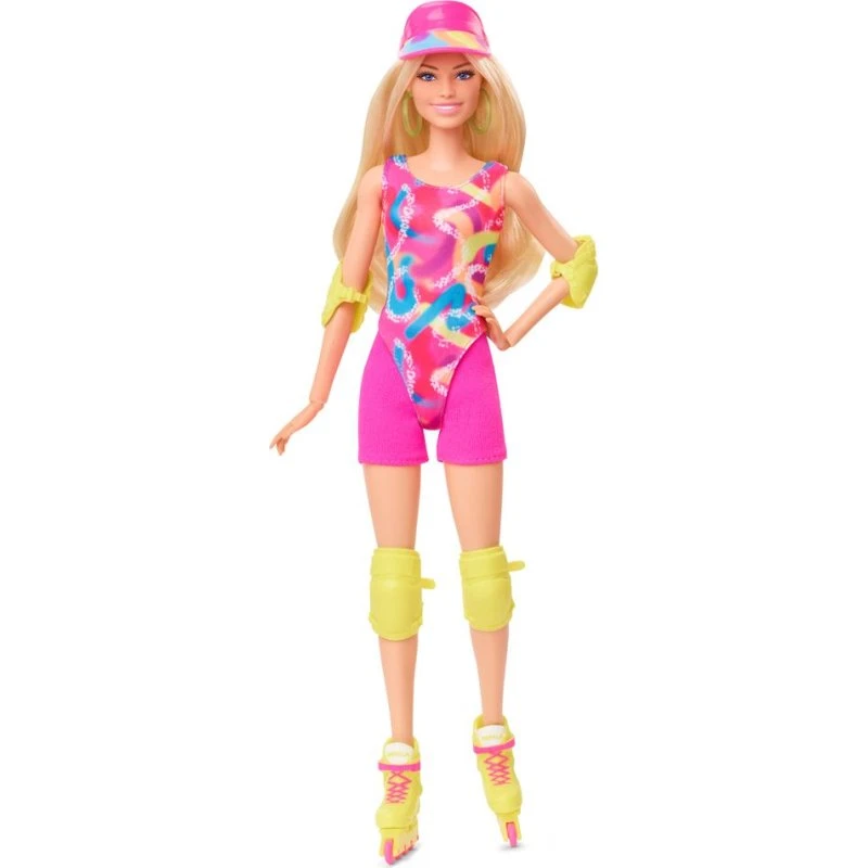 Barbie The Movie Rollerblade Barbie - Hot Pink Inline Skating Outfit