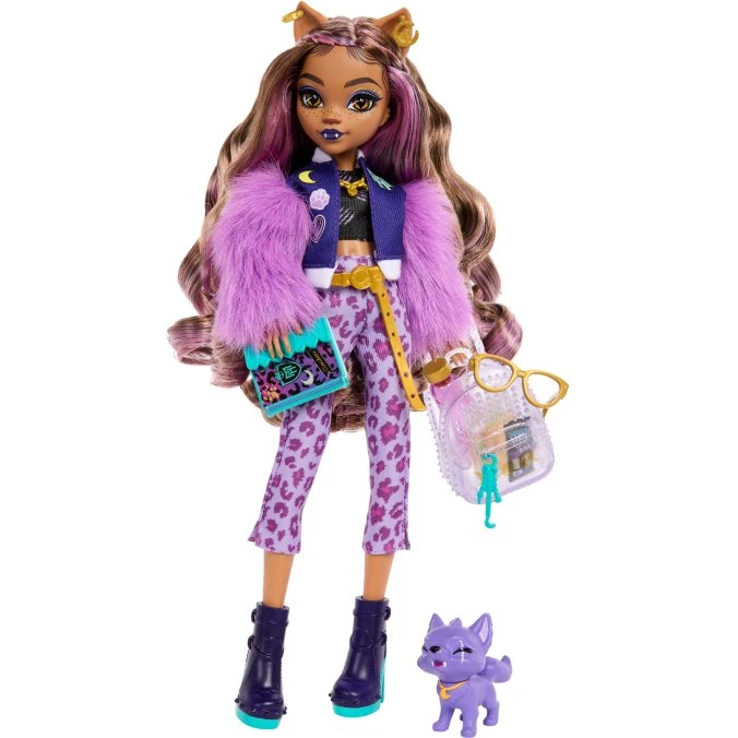 Monster High Clawdeen Core Dukke med Dyr (HRP65)