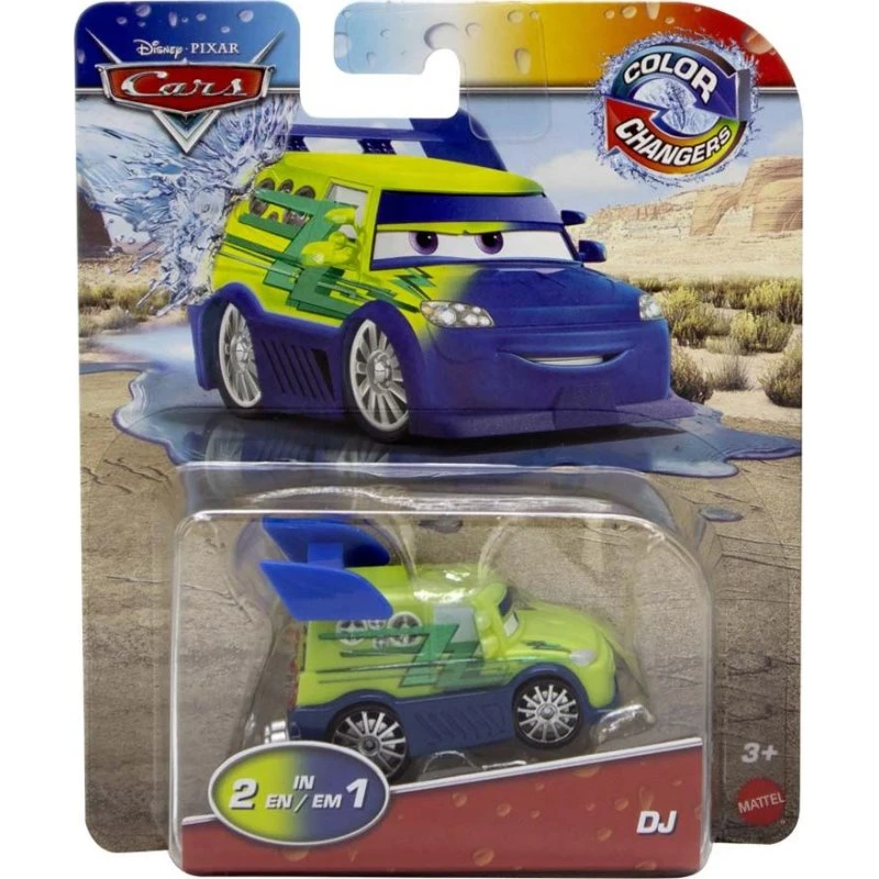 Disney Cars Farveskiftende Legetøjsbil DJ 1:55